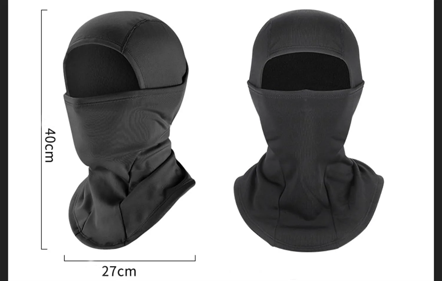 کلاه هودی حرارتی/چهار فصل فوتبال، ماسک بالاکلاوا بزرگسالان و جوانان، قابل استفاده زیر کلاه ایمنی، مناسب اسنوبوردینگ، اسکی و انواع کلاه ایمنی برای آقایان و بانوان (مشکی)