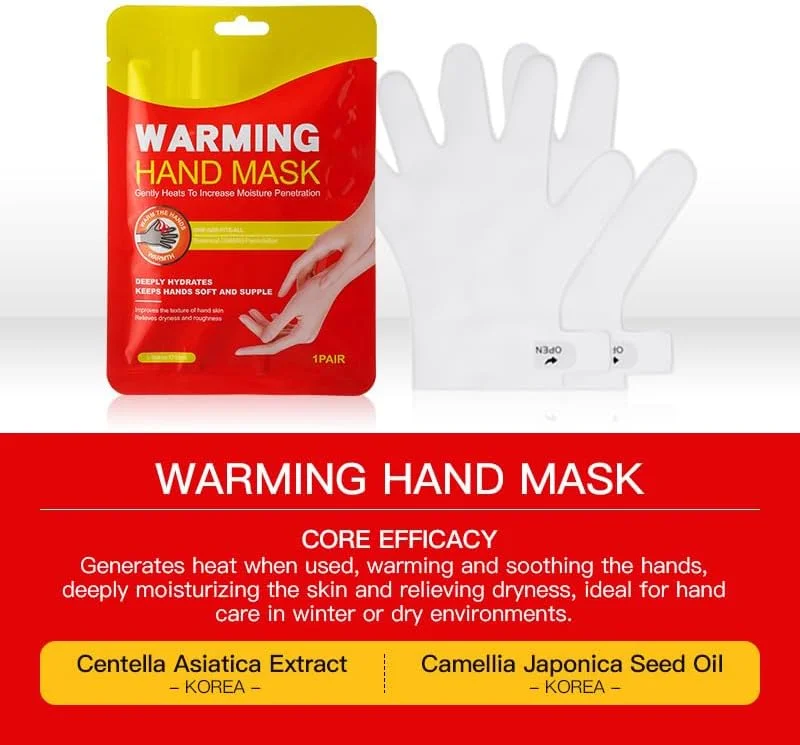 ست ماسک گرم کننده دست و پا - 2 جفت (1 ماسک دست + 1 ماسک پا) - ماسک های ژلی مرطوب کننده، آبرسان و نرم کننده حاوی سنتلا آسیاتیکا و روغن کاملیا برای مراقبت روزانه از پوست، تسکین پوست خشک مانند اسپا ست ماسک گرم کننده دست و پا - 2 جفت (1 ماسک دست + 1 ماسک پا) - ماسک های ژلی مرطوب کننده، آبرسان و نرم کننده حاوی سنتلا آسیاتیکا و روغن کاملیا برای مراقبت روزانه از پوست، تسکین پوست خشک مانند اسپا