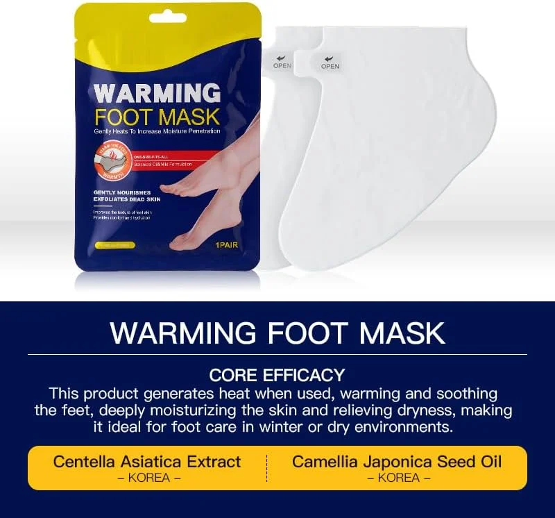 ست ماسک گرم کننده دست و پا - 2 جفت (1 ماسک دست + 1 ماسک پا) - ماسک های ژلی مرطوب کننده، آبرسان و نرم کننده حاوی سنتلا آسیاتیکا و روغن کاملیا برای مراقبت روزانه از پوست، تسکین پوست خشک مانند اسپا ست ماسک گرم کننده دست و پا - 2 جفت (1 ماسک دست + 1 ماسک پا) - ماسک های ژلی مرطوب کننده، آبرسان و نرم کننده حاوی سنتلا آسیاتیکا و روغن کاملیا برای مراقبت روزانه از پوست، تسکین پوست خشک مانند اسپا