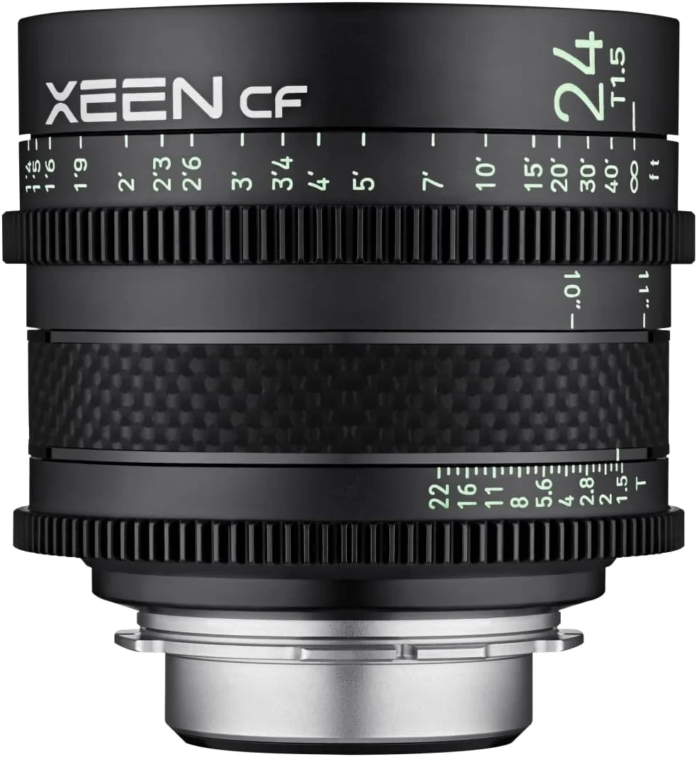 لنز سینمایی XEEN CF 24mm T1.5 برای Sony E فول فریم - لنز حرفه ای سینمایی - استوانه لنز کربنی - فوق العاده جمع و جور مشکی F1510806103 لنز سینمایی XEEN CF 24mm T1.5 برای Sony E فول فریم - لنز حرفه ای سینمایی - استوانه لنز کربنی - فوق العاده جمع و جور مشکی F1510806103