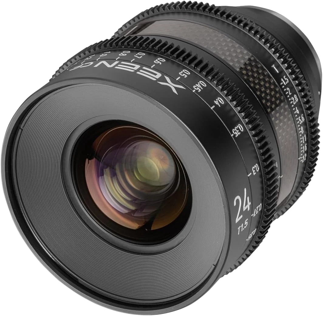 لنز سینمایی XEEN CF 24mm T1.5 برای Sony E فول فریم - لنز حرفه ای سینمایی - استوانه لنز کربنی - فوق العاده جمع و جور مشکی F1510806103 لنز سینمایی XEEN CF 24mm T1.5 برای Sony E فول فریم - لنز حرفه ای سینمایی - استوانه لنز کربنی - فوق العاده جمع و جور مشکی F1510806103