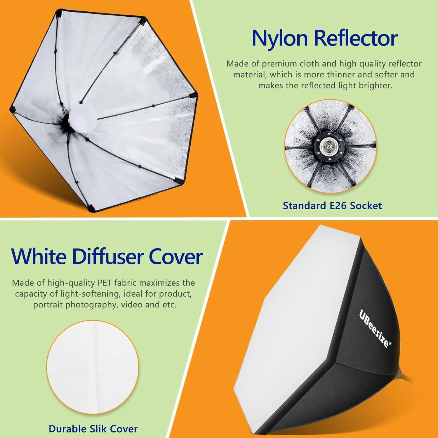 کیت نورپردازی سافت باکس UBeesize