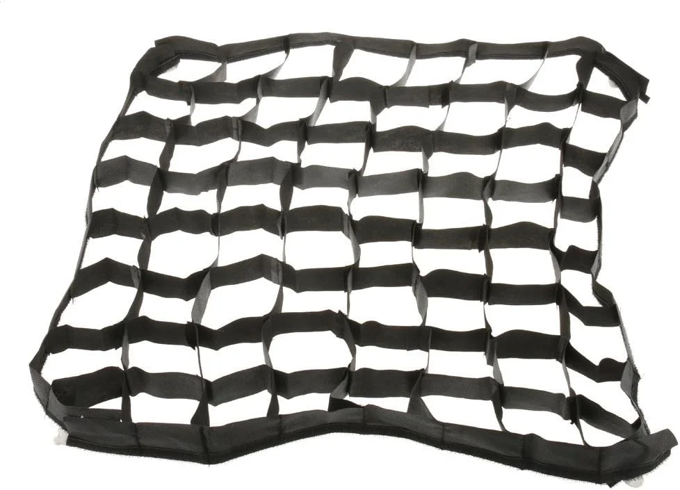 شبکه لانه زنبوری مستطیلی قابل حمل 50 سانتی متری، رفلکتور سافت باکس چتری برای فلاش اسپیدلایت (مشکی)