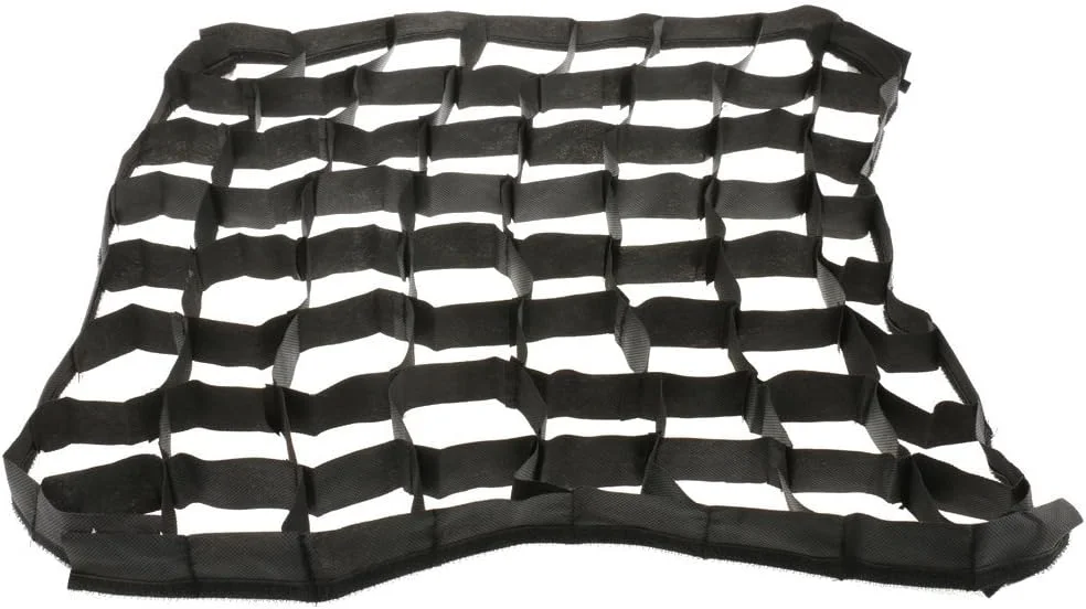 شبکه لانه زنبوری مستطیلی قابل حمل 50 سانتی متری، رفلکتور سافت باکس چتری برای فلاش اسپیدلایت (مشکی)