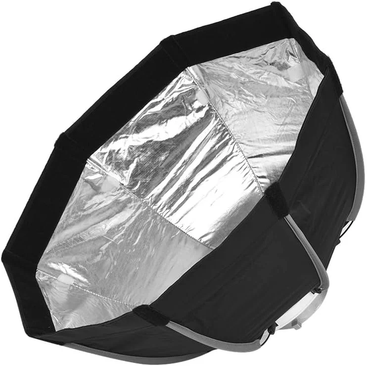 سافت باکس هشت ضلعی تیدارد 55 سانتی متری تاشو 8 قطبی با پارچه نرم و کیف حمل و مانت بوئنز برای فلاش استودیویی