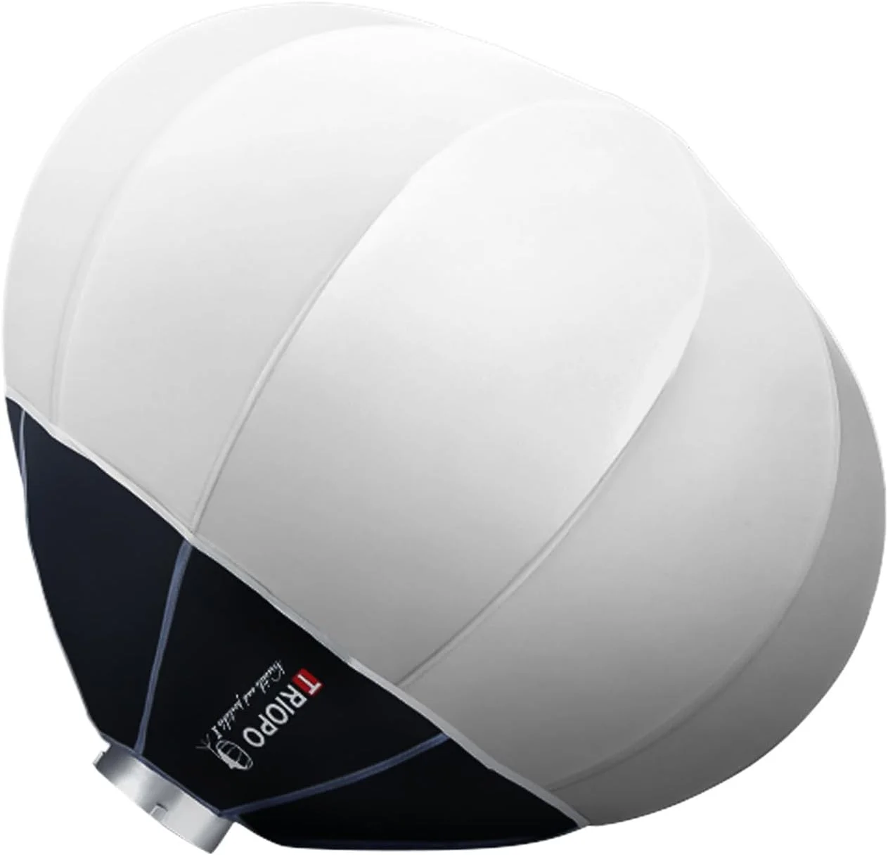 سافت باکس فانوسی KQ65 با قطر 65 سانتی متر، کروی، تاشو، نصب سریع، مانت بوئنز، مناسب نورپردازی استودیویی عکاسی و فیلمبرداری