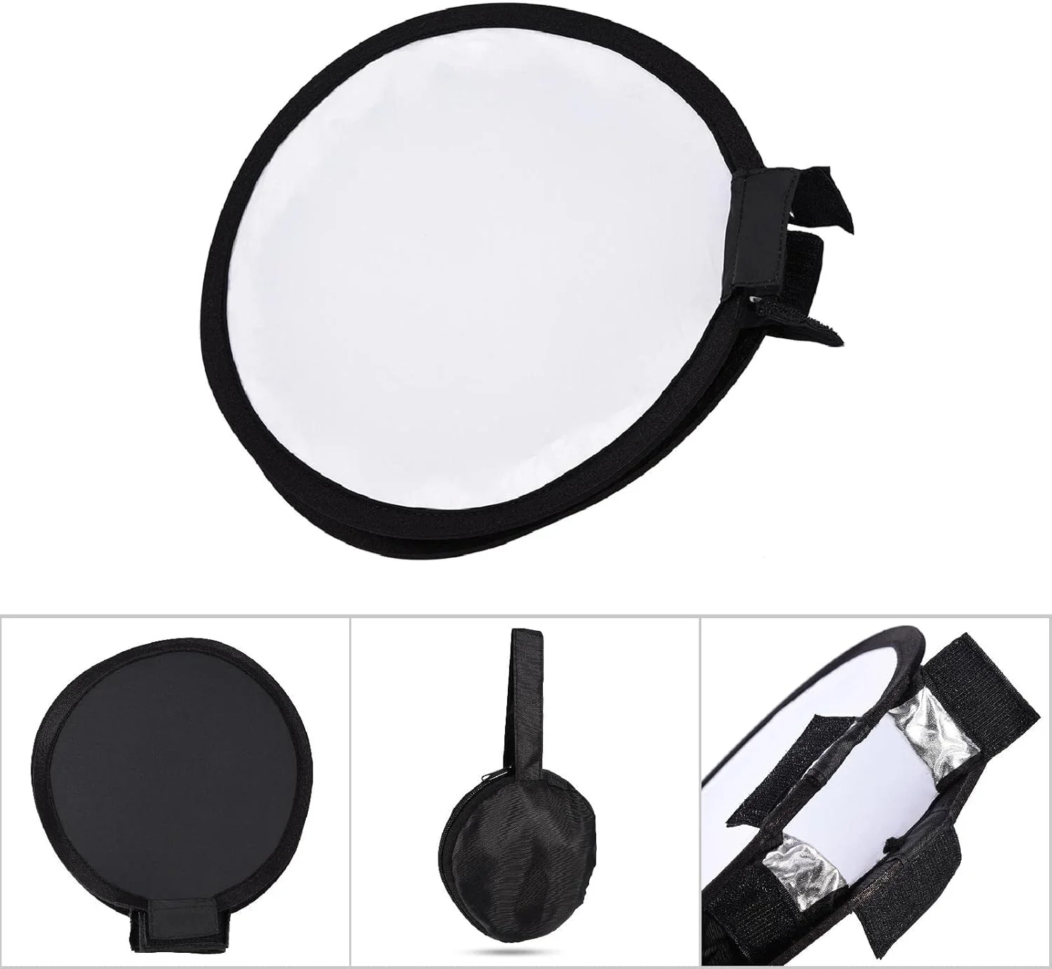 سافت باکس قابل حمل با بند چسبی قابل تنظیم برای عکاسی محصول (30 سانتی متر)