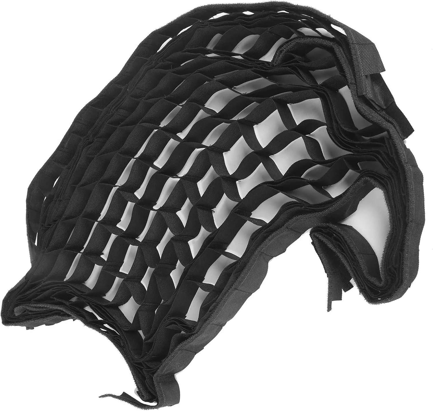 شبکه لانه زنبوری سافت باکس، 80x80 سانتی متر، توری با آستر بست های قلاب و حلقه ای برای عکاسی شبکه لانه زنبوری سافت باکس، 80x80 سانتی متر، توری با آستر بست های قلاب و حلقه ای برای عکاسی