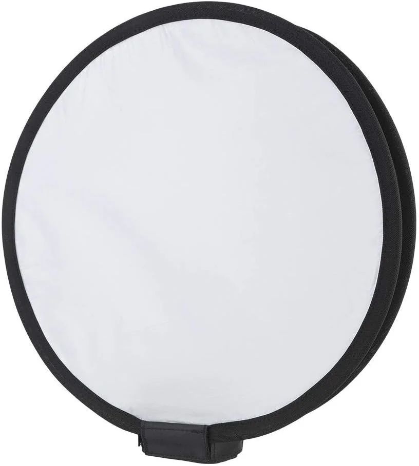 دیفیوزر سافت باکس 40 سانتی متری تاشو گرد نایلونی قابل حمل با کیف نگهداری برای فلاش دوربین