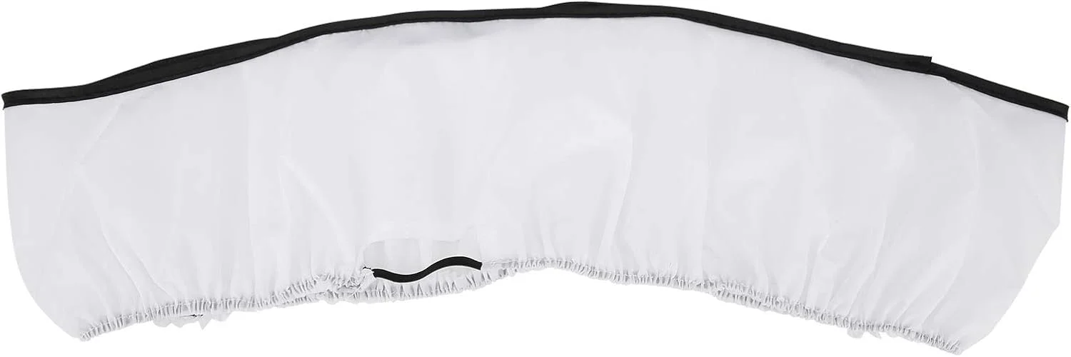 نرم کننده نور حلقه ای LED تاشو 18/14 اینچی برای پخش زنده ویدیو، ولاگ و عکاسی (نرم کننده دایره ای 14 اینچی سفید)