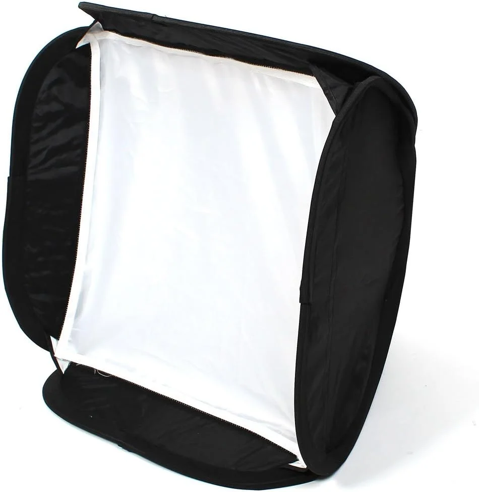 سافت باکس چتری مربعی بازتابنده 40x40 سانتی متر برای فلاش