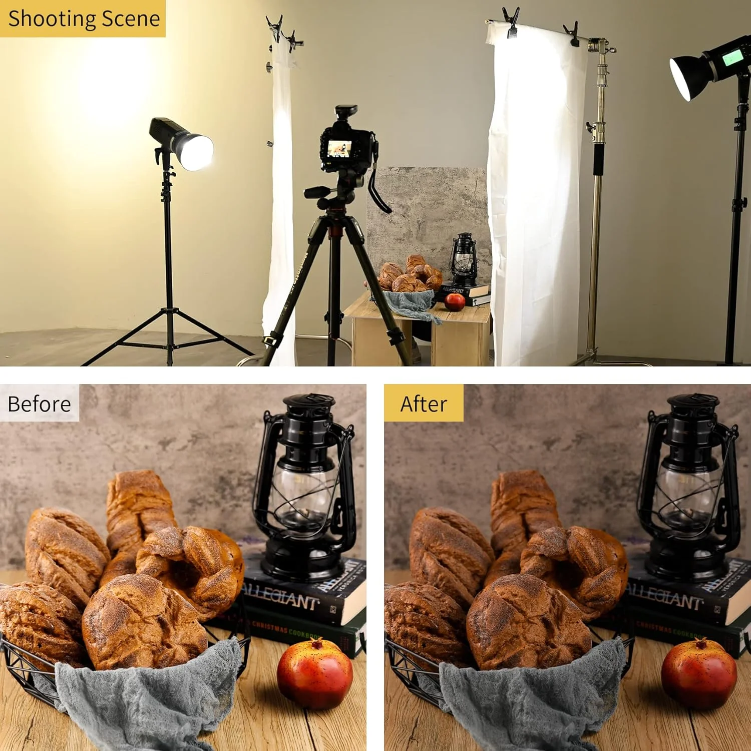 پارچه دیفیوزر سلنز 1 در 1.7 متری، ابریشم نایلونی سفید، اصلاح کننده نور بدون درز برای نورپردازی عکاسی، سافت باکس و چادرهای نور