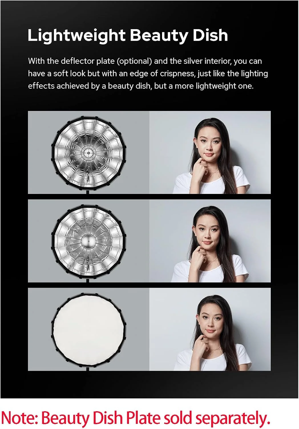 سافت باکس گودکس مدل S120T با قطر 120 سانتی متر، سافت باکس چتری با نصب سریع، مانت بوونز به همراه دیفیوزر های داخلی و خارجی قابل جابجایی، مناسب برای عکاسی، پخش زنده و مسافرت