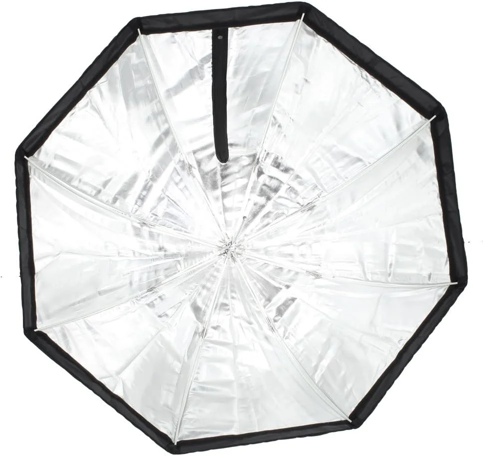 چادر نور هشت ضلعی سافت باکس دیفیوزر 80 سانتی متری برای فلاش