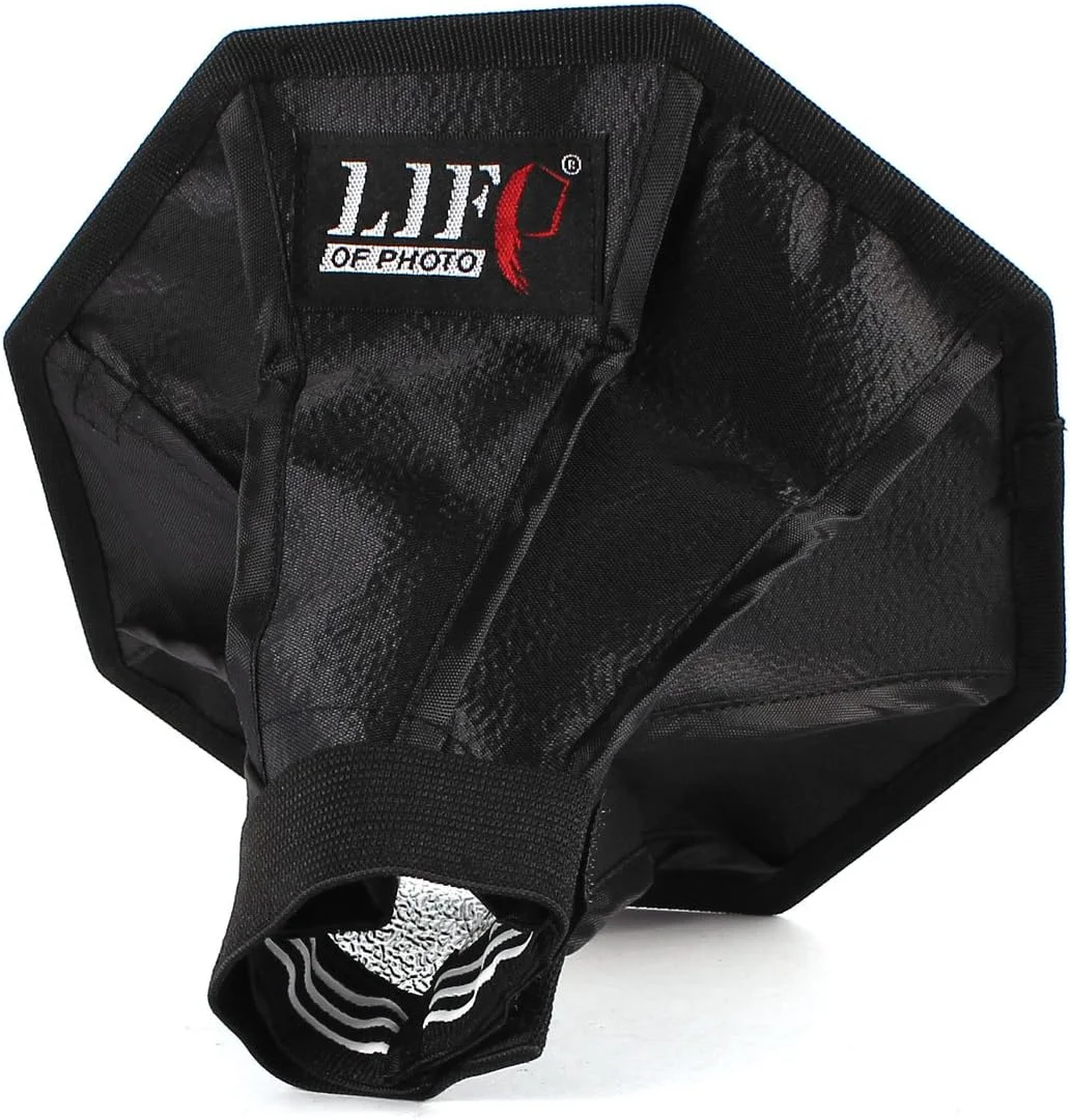 چادر نور هشت ضلعی 30 سانتی متری سافت باکس دیفیوزر چتری برای فلاش