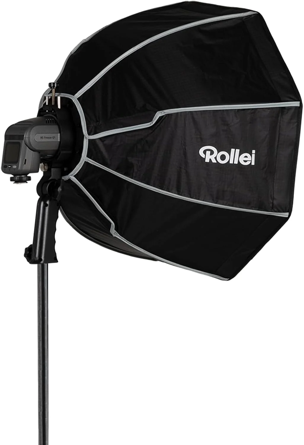 سافت باکس رولی برای فلاش های کلیپسی 50 سانتی متری - نورپردازی عالی، سازگاری بالا، نور ملایم، نصب آسان، جمع و جور و سبک، شامل دیفیوزر و گرید