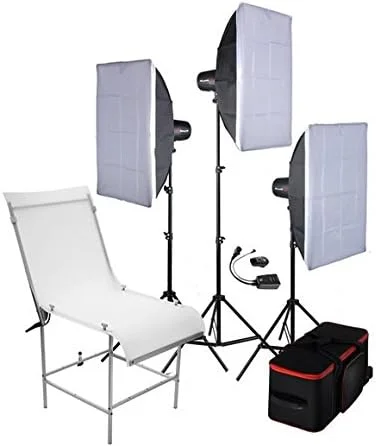 ست فلاش استودیویی سافت باکس نورپردازی تجهیزات عکاسی