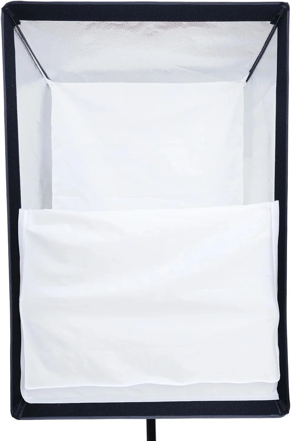 سافت باکس تاشو سریع 60×90 سانتی‌متر با مانت بوئنز | سافت باکس مستطیلی با گرید لانه زنبوری و 2 دیفیوزر | سافت باکس نورپردازی قابل حمل عکاسی با کیف حمل