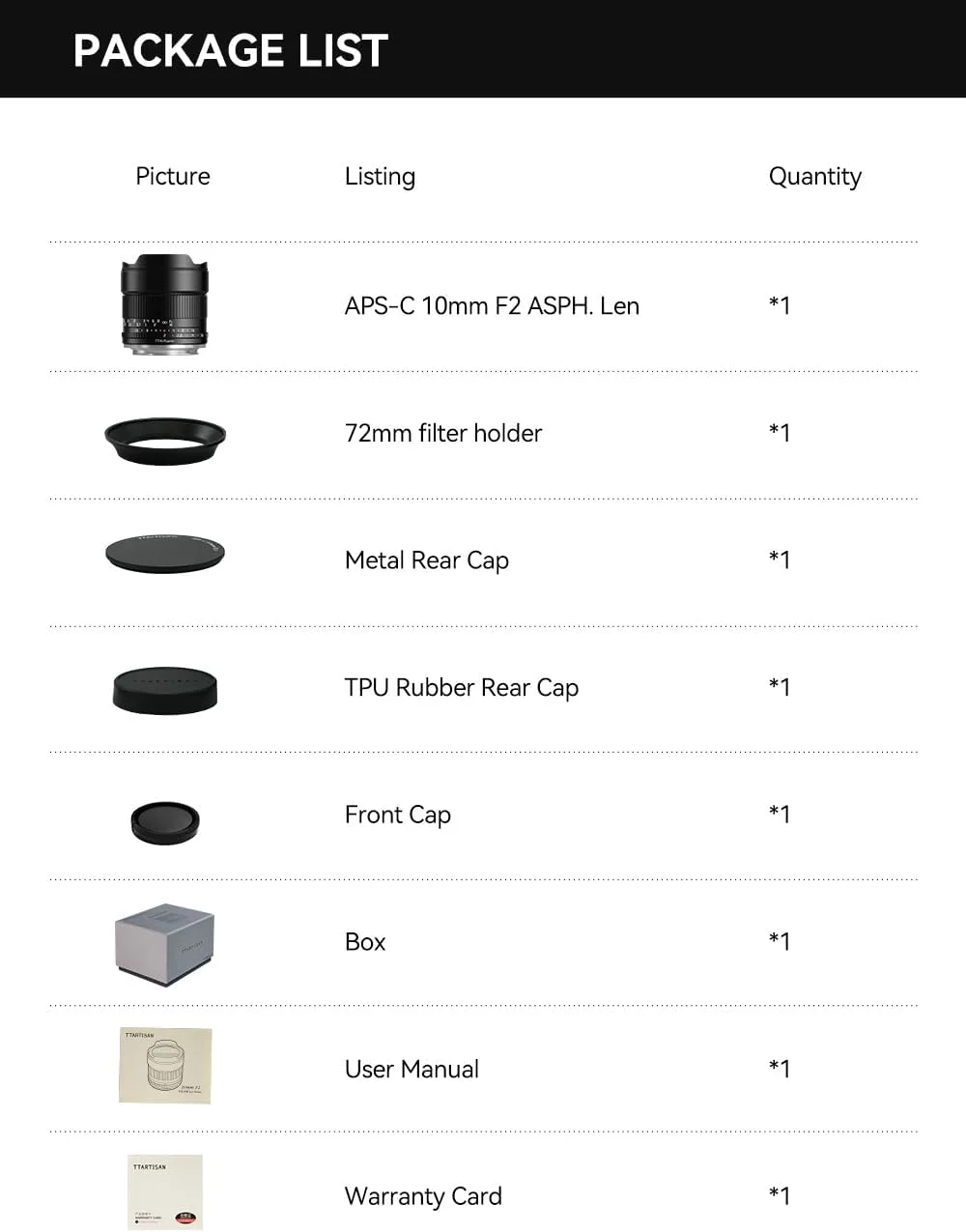 لنز بدنه فلزی 10mm F2 APS-C تی تی آرتಿಸان سازگار با مانت M43 - مشکی