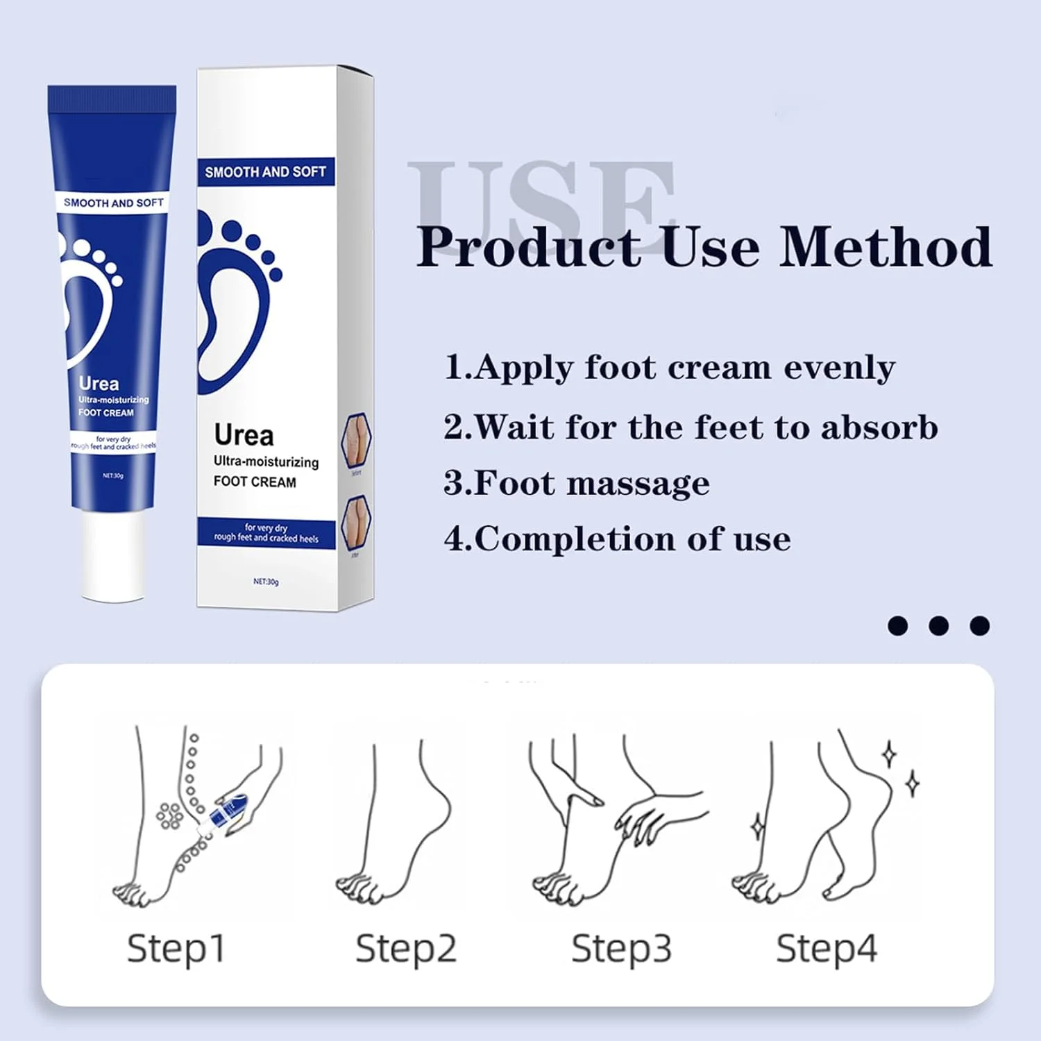 کرم پای اوره TERRIFI - ترمیم ترک پاشنه پا و مرطوب کننده قوی برای پوست خشک، مراقبت از پا برای پاهای بسیار خشک، دست ها و بدن کرم پای اوره TERRIFI - ترمیم ترک پاشنه پا و مرطوب کننده قوی برای پوست خشک، مراقبت از پا برای پاهای بسیار خشک، دست ها و بدن