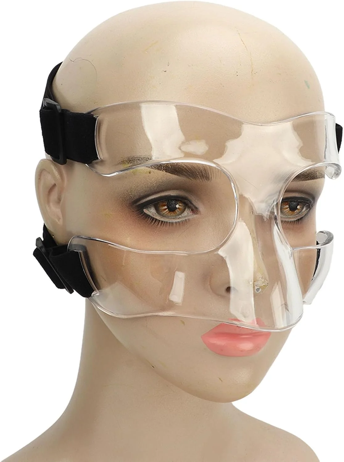 محافظ بینی ورزشی سوراندی برای شکستگی بینی، ماسک صورت شفاف و تنفسی محافظت از صورت و بینی در برابر آسیب ها مناسب برای بسکتبال، بیسبال، سافت بال، فوتبال محافظ بینی ورزشی سوراندی برای شکستگی بینی، ماسک صورت شفاف و تنفسی محافظت از صورت و بینی در برابر آسیب ها مناسب برای بسکتبال، بیسبال، سافت بال، فوتبال