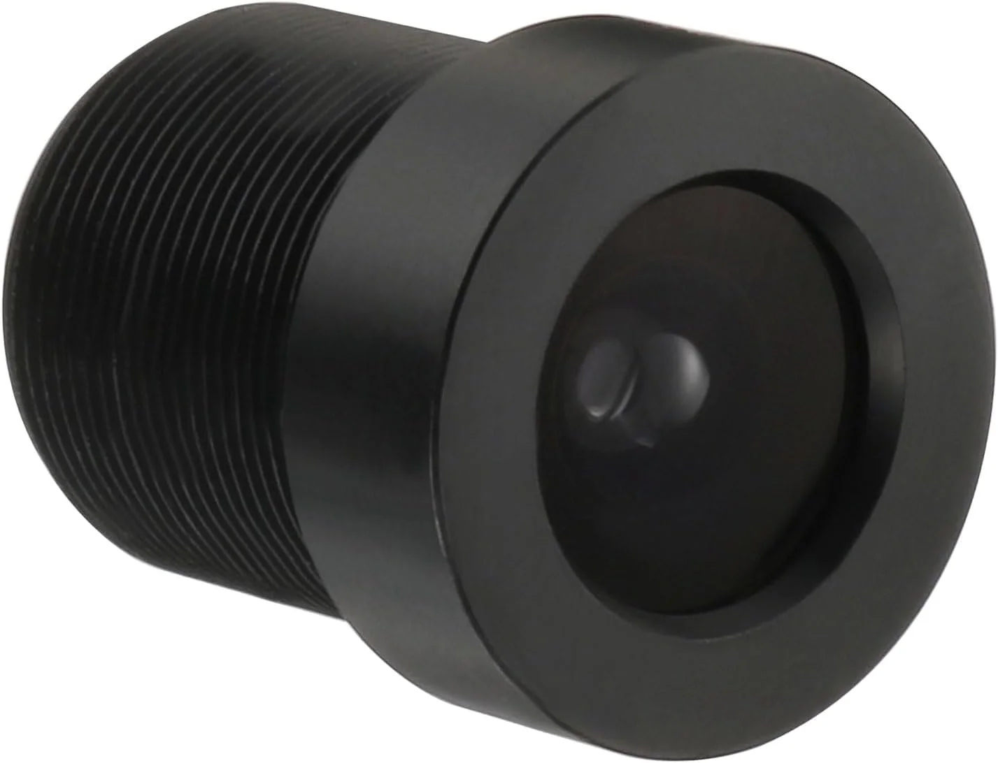 لنز دوربین مداربسته 3.6 میلی‌متری با زاویه دید گسترده، رزولوشن 720p و دیافراگم F2.0، مناسب برای دوربین‌های مداربسته و پانوراما، اتصال M12، رنگ مشکی