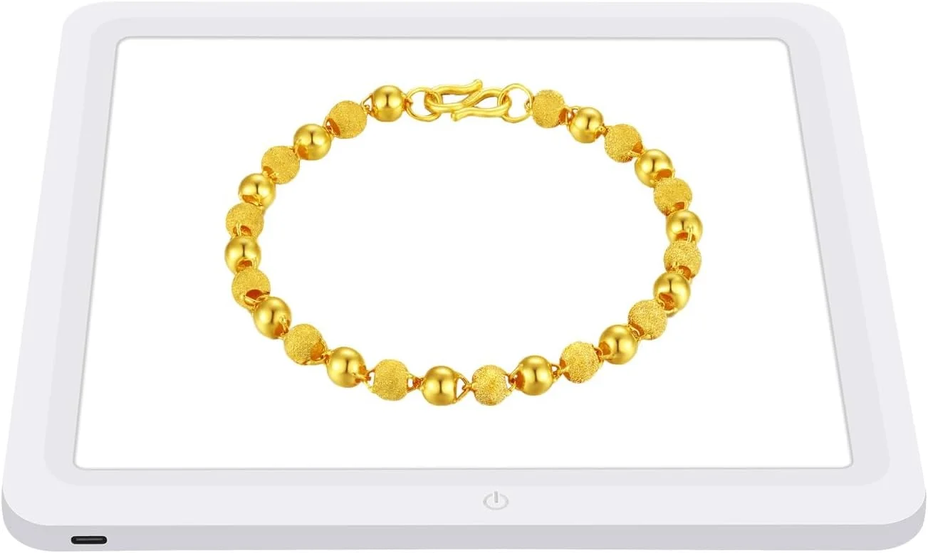 پنل نور LED بدون سایه استودیوی عکس PULUZ، 20 در 20 سانتی متر، سافت باکس نور زیرین عکاسی با کابل برق USB برای عکاسی از غذا، جواهرات، لوازم آرایشی و صنایع دستی