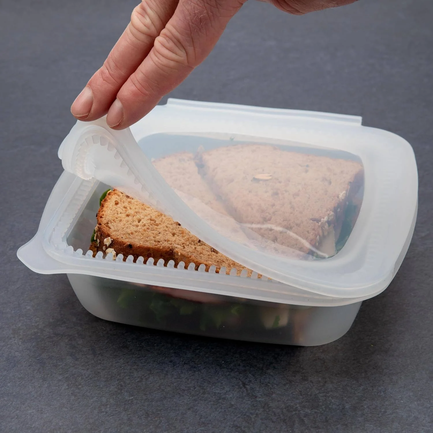 ظرف سیلیکونی نرم ProKeeper، 3 پیمانه، شفاف