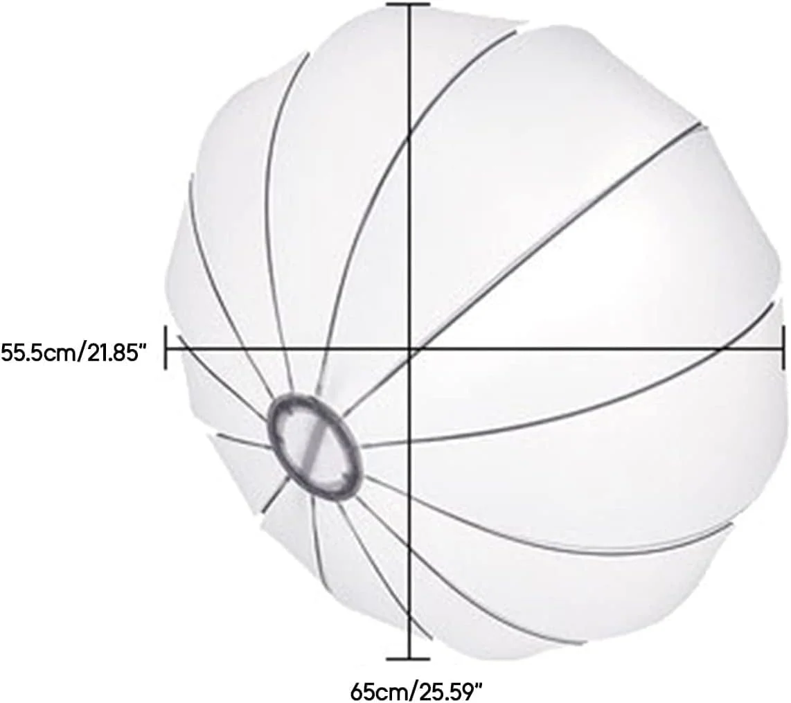 نورپردازی سافت باکس حرفه ای عکاسی 65 سانتی متری کروی تاشو جعبه نور مانت برای بازتولید عکس سافت باکس نورپردازی سافت باکس حرفه ای عکاسی 65 سانتی متری کروی تاشو جعبه نور مانت برای بازتولید عکس سافت باکس