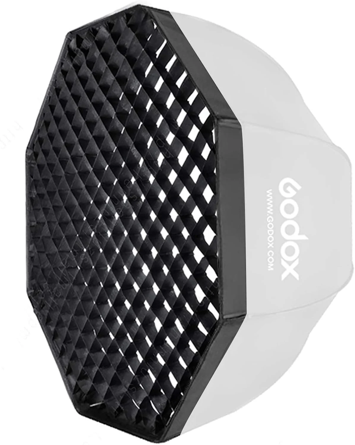 زنبوری لانه زنبوری هشت ضلعی قابل حمل Soonpho 120 سانتی متری/47 اینچی فقط برای سافت باکس Godox SB-UE، رفلکتور سافت باکس چتر فلاش اسپیدلایت (فقط توری 120 سانتی متری)