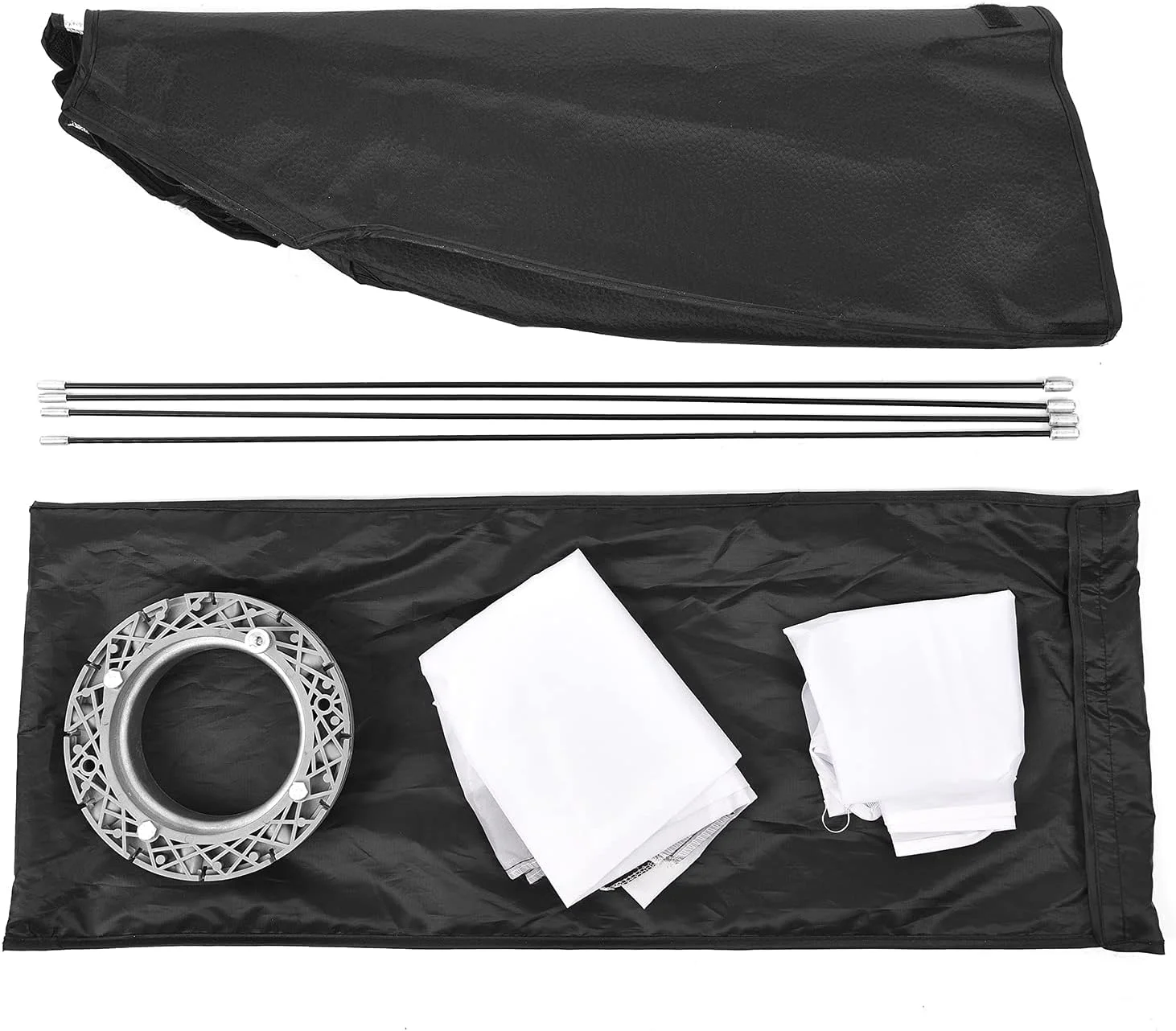 سافت باکس مستطیلی تاشو حرفه ای قابل حمل با مانت بوئنز و کیف نگهداری برای عکاسی پرتره، پخش زنده و فیلمبرداری سافت باکس مستطیلی تاشو حرفه ای قابل حمل با مانت بوئنز و کیف نگهداری برای عکاسی پرتره، پخش زنده و فیلمبرداری