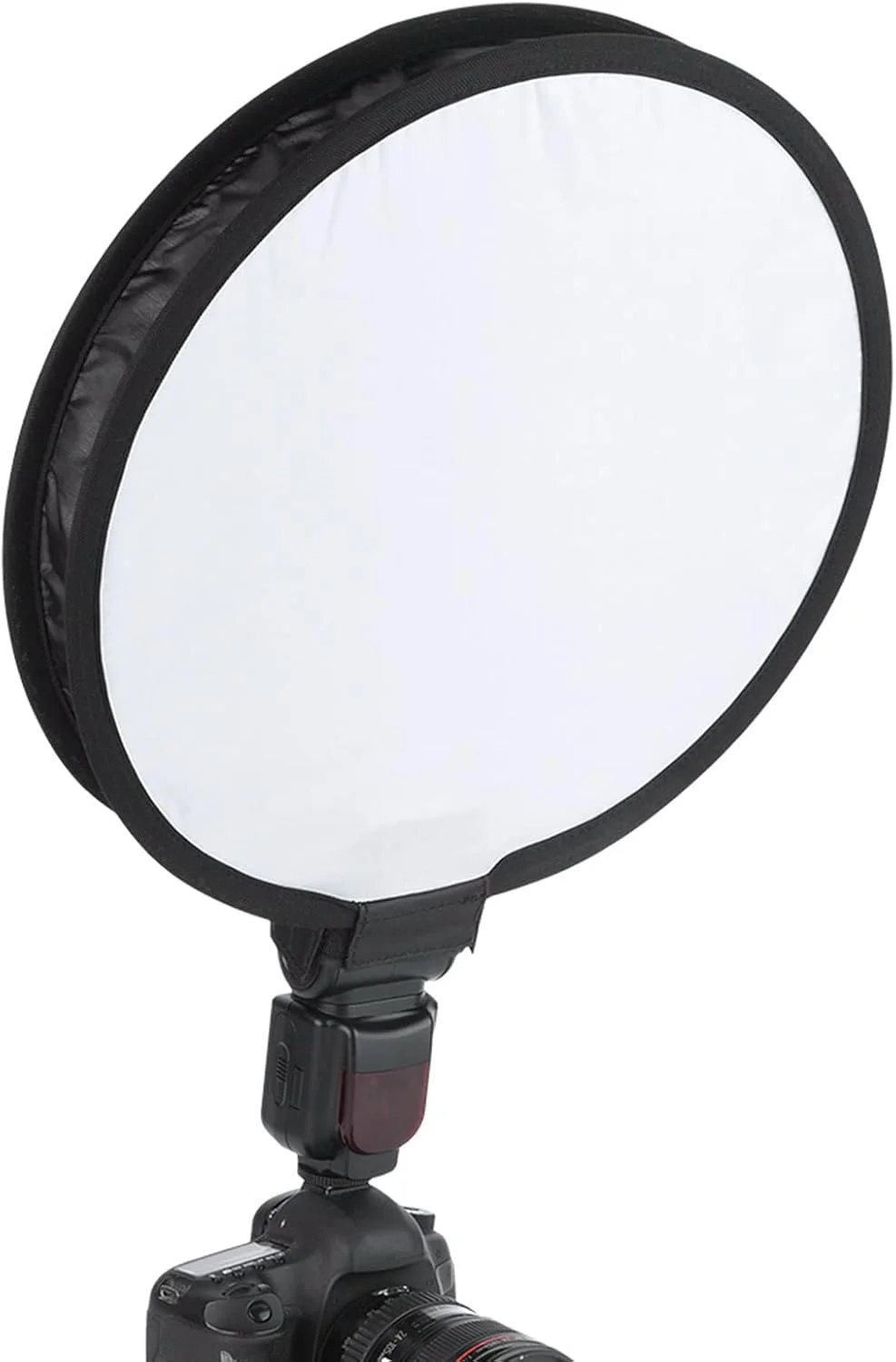 دیفیوزر سافت باکس گرد تاشو قابل حمل 40 سانتی متری برای فلاش دوربین