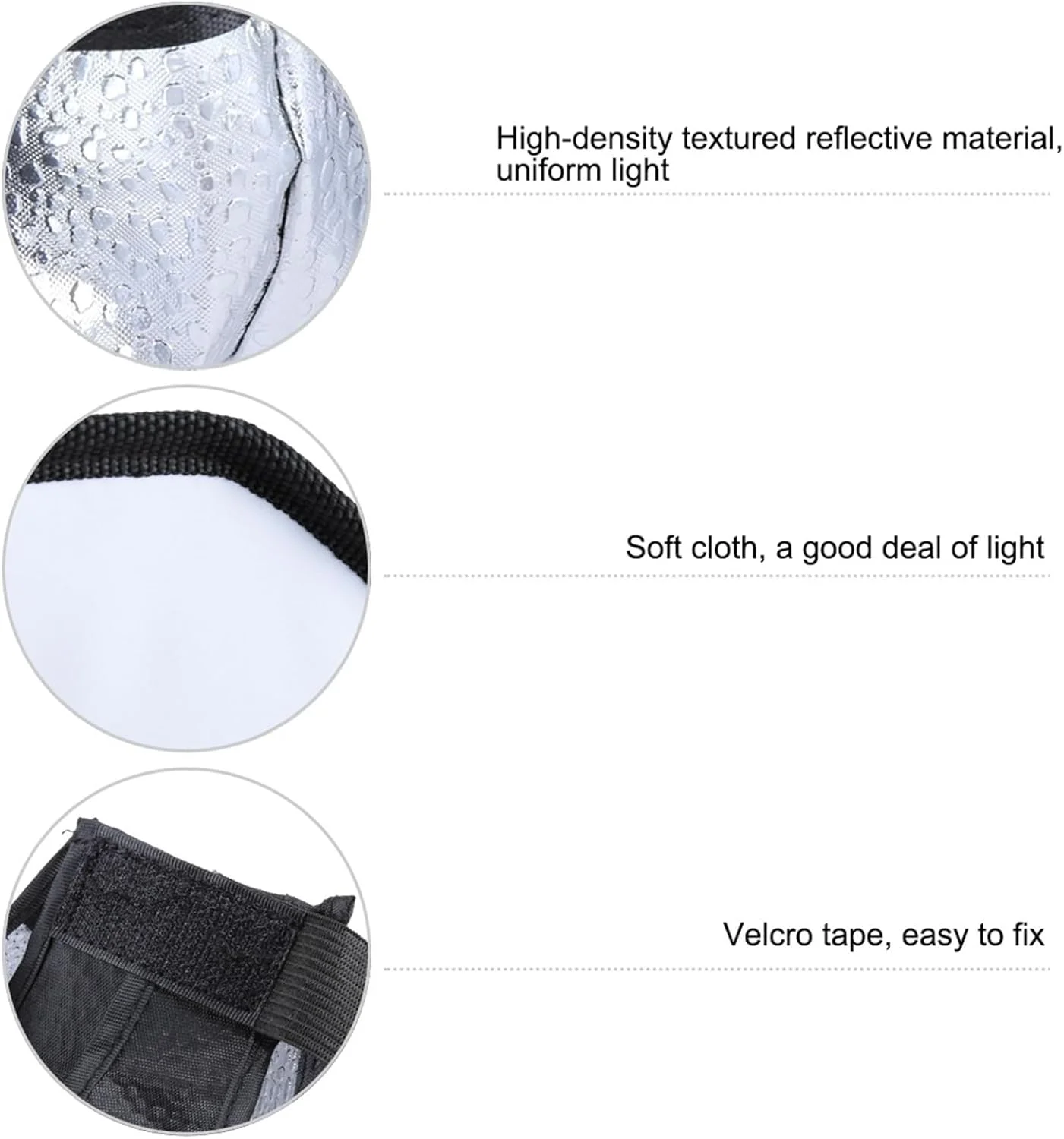 نرم کننده نور فلاش قابل حمل، سافت باکس هشت ضلعی 20 سانتی متری، پنل نور ویدئویی، سافت باکس تاشو برای دوربین