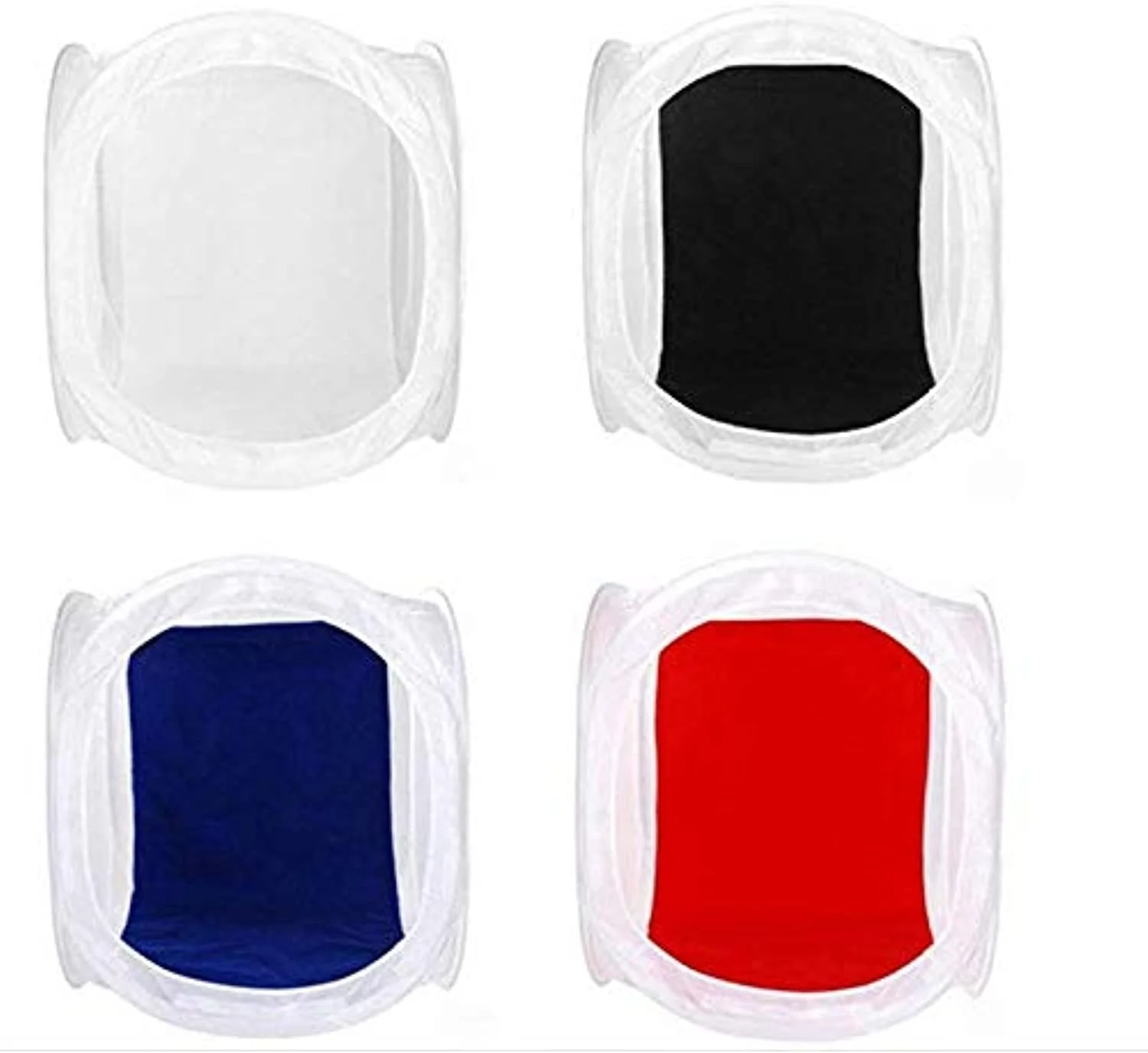 جعبه نور چادر عکاسی استودیو عکس (40x40 سانتی متر) با 4 پس زمینه