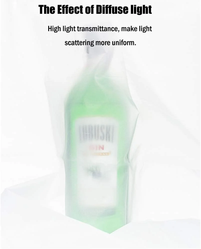 پارچه دیفیوزر نورپردازی عکاسی، 2 در 1.5 متر، پارچه اصلاح کننده نور نایلونی برای سافت باکس نورپردازی، چادرهای جعبه نور، پنل