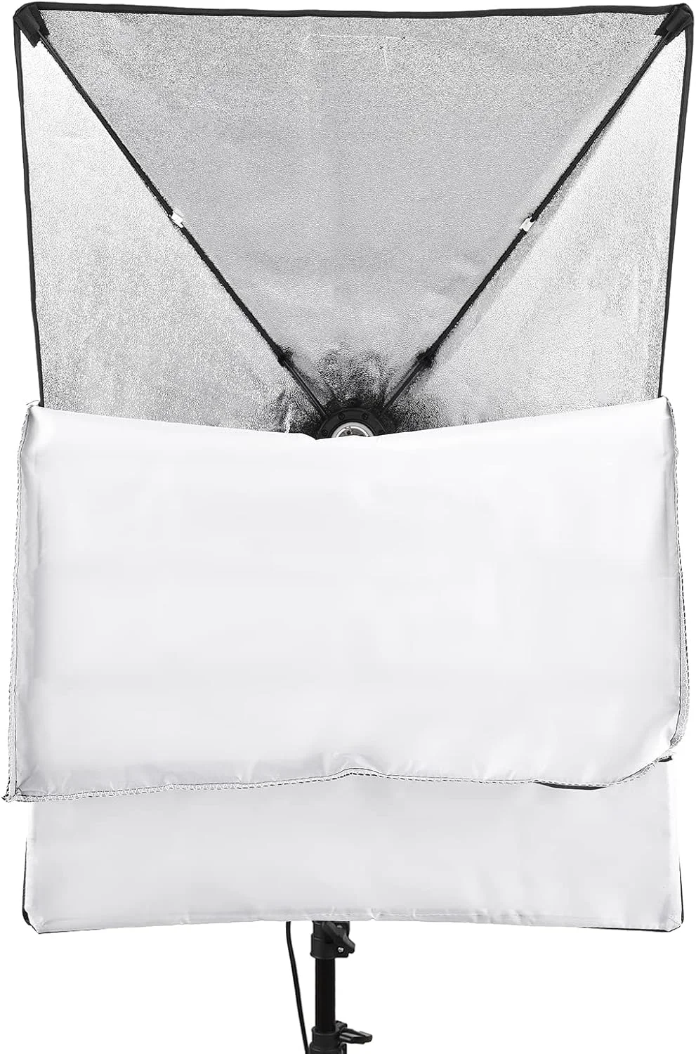 کیت سافت باکس عکاسی استودیویی Pepisky با سافت باکس 50x70 سانتی متر * 1 و پایه فلزی 2 متری * 1 برای پخش زنده، پرتره، عکس محصول و ویدیو