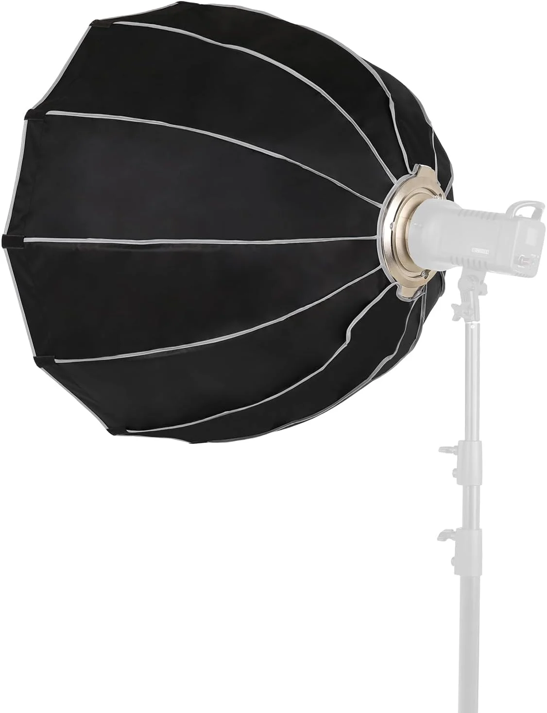 سافت باکس پارابولیک تاشو 90 سانتی متری با نصب بوون و شبکه لانه زنبوری برای استودیو عکاسی، پرتره و پخش زنده