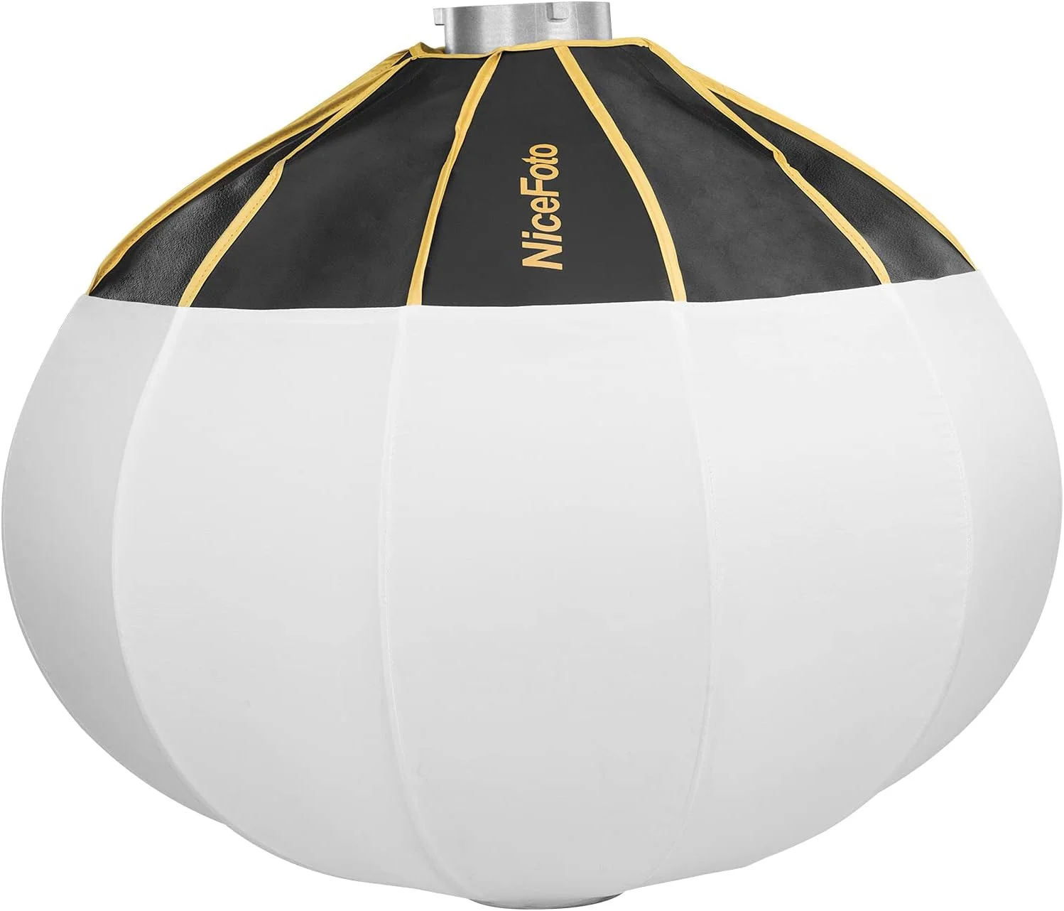 نرم باکس کروی تاشو Pepisky با مانت بوئنز، نصب سریع و قابل حمل برای فلاش استودیویی اسپیدلایت، 50 سانتی متر