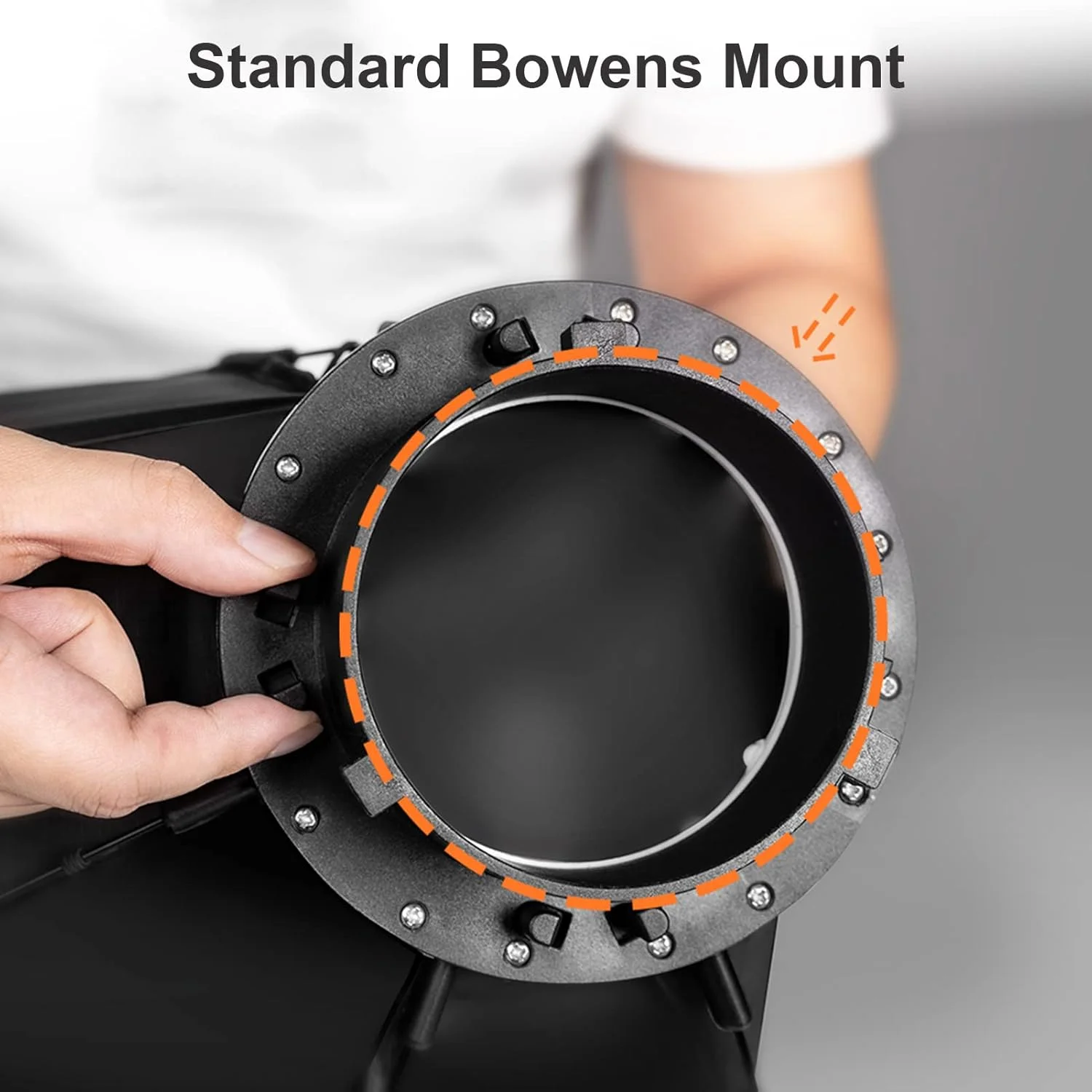 نرم باکس هشت ضلعی 55K 55 سانتی‌متری با مانت بوئنز و کیف حمل جداشدنی برای نور ویدئویی YNLUX100 YNLUX100 Pro