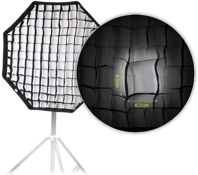 شبکه لانه زنبوری سافت باکس OUNA، شبکه عکاسی لانه زنبوری برای سافت باکس چتری هشت ضلعی 120 سانتی متری / 47 اینچی استودیو/فلاش