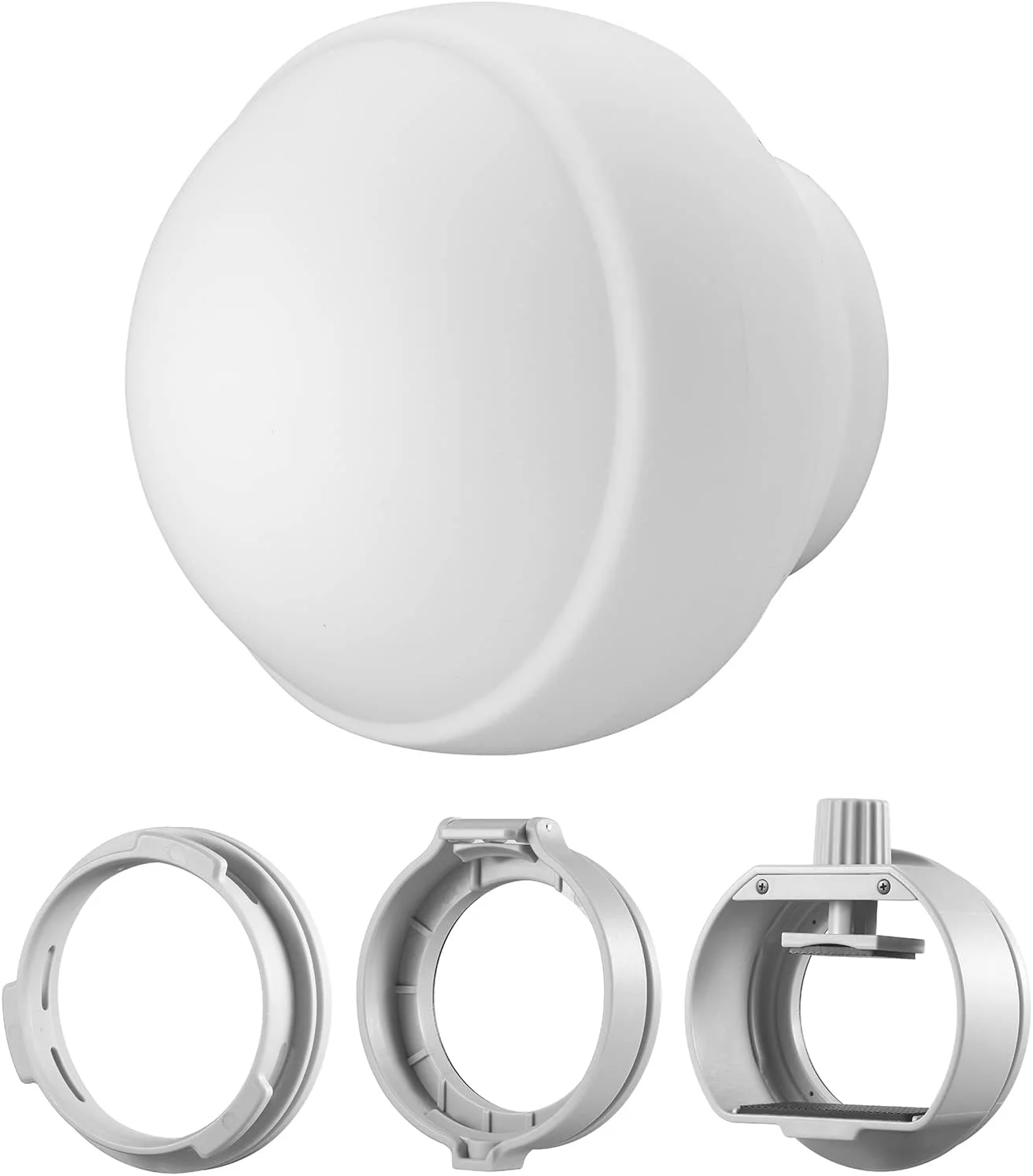 کیت گنبدی پخش کننده نور نرم سیلیکونی OUNA مدل ML-CD15 به همراه 3 آداپتور برای نورپردازی عکاسی، فلاش، استودیو، پرتره و پخش زنده