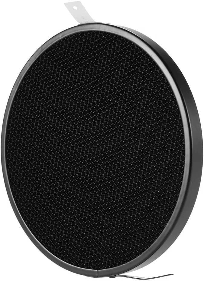 لانه زنبوری OUNA، استودیو عکاسی 16.8 سانتی متری 30 درجه شبکه لانه زنبوری برای دیش سایه لامپ بازتابنده استاندارد 7 اینچی