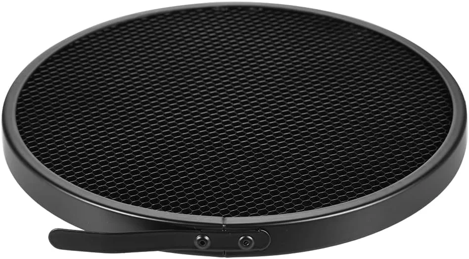 لانه زنبوری OUNA، استودیو عکاسی 16.8 سانتی متری 30 درجه شبکه لانه زنبوری برای دیش سایه لامپ بازتابنده استاندارد 7 اینچی لانه زنبوری OUNA، استودیو عکاسی 16.8 سانتی متری 30 درجه شبکه لانه زنبوری برای دیش سایه لامپ بازتابنده استاندارد 7 اینچی