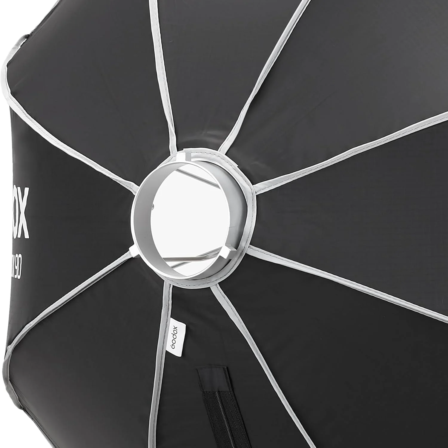 سافت باکس هشت ضلعی گودکس UL-BOX Octa-90، 90 سانتی متر، سافت باکس با رهاسازی سریع به همراه گرید، سافت باکس تاشو با مانت بوئنز برای نورهای SL60W SL100D SL100Bi MS200-V MS300-V DP400III-V