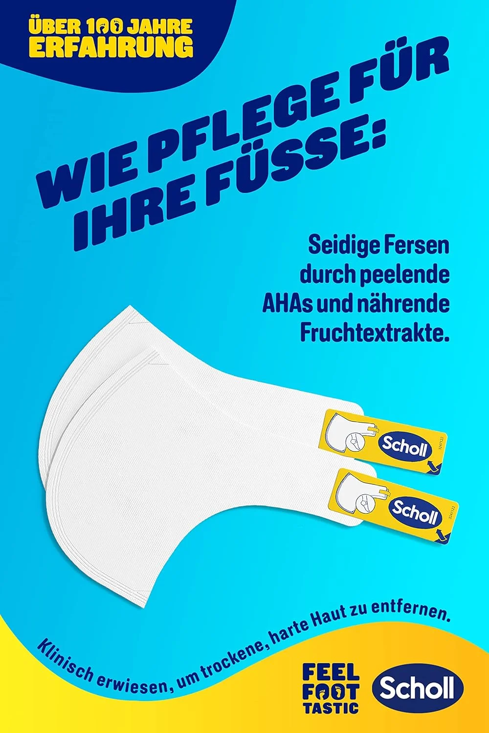 ماسک از بین برنده پینه اسکول، جوراب های مراقبت از پینه، ماسک برای داشتن پاهایی نرم و ابریشمی