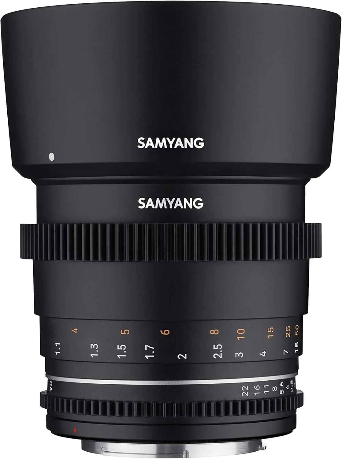 لنز سینمایی زاویه باز 85 میلی‌متری Samyang T1.5 VDSLR MK2 CANON