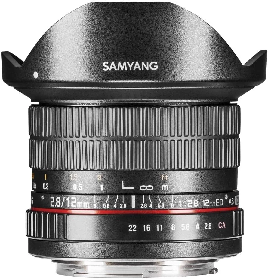 لنز چشم‌ماهی 12mm F2.8 فول فریم SAMYANG برای CANON