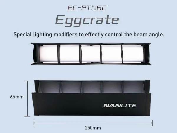 شبکه پارچه ای نور میله ای Nanlite PavoTube II 6C