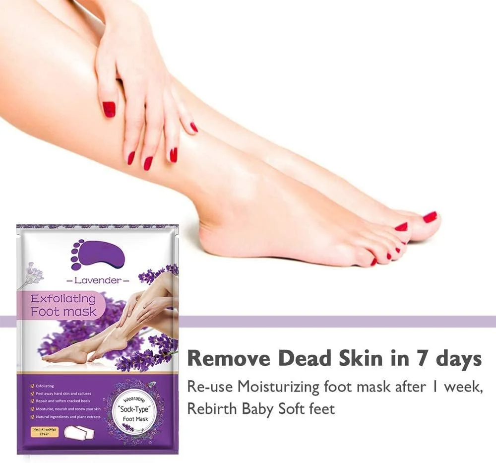 ماسک لایه بردار پا سامریور، بسته 5 عددی، لایه بردار طبیعی برای پوست های خشک و مرده، پینه، ترمیم پاشنه های زبر برای آقایان و بانوان ماسک لایه بردار پا سامریور، بسته 5 عددی، لایه بردار طبیعی برای پوست های خشک و مرده، پینه، ترمیم پاشنه های زبر برای آقایان و بانوان