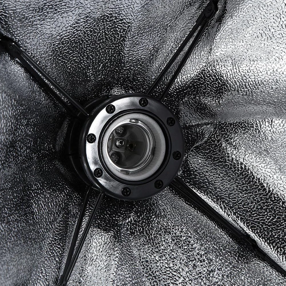 مجموعه تجهیزات نورپردازی استودیویی عکاسی موریلیان شامل چادر نور، سافت باکس، 2 عدد لامپ 135 وات، 2 عدد پایه سه پایه، 2 عدد سافت باکس، 1 عدد کیف حمل برای عکاسی پرتره و محصول